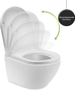 Merkloos WC Bril-Toiletbril-Soft Close En Quick-release-functie -Thuis Badkamer 1001x1200 6