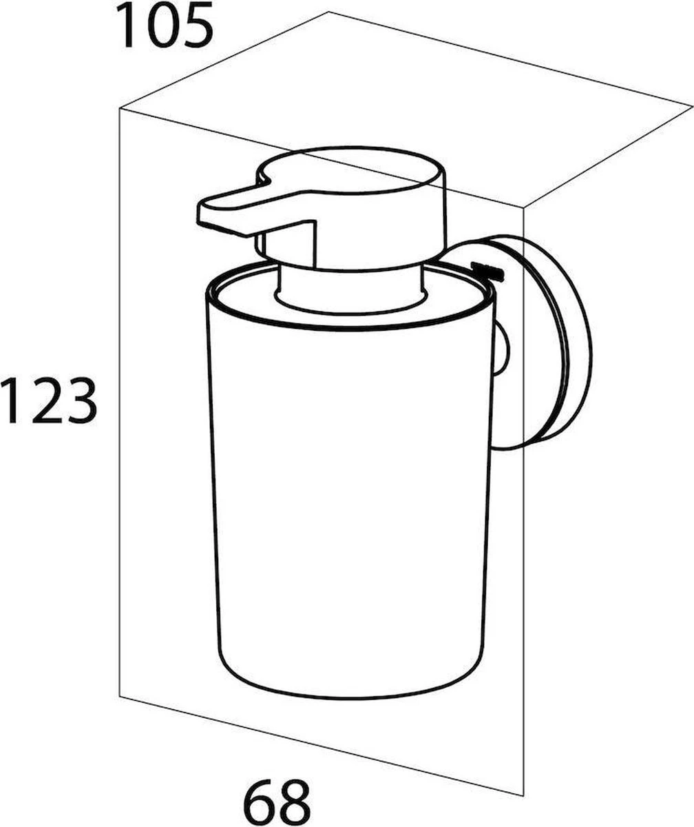 Tiger Urban - Zeepdispenser - Zwart 4 Tiger Urban - Zeepdispenser - Zwart - Afbeelding 2