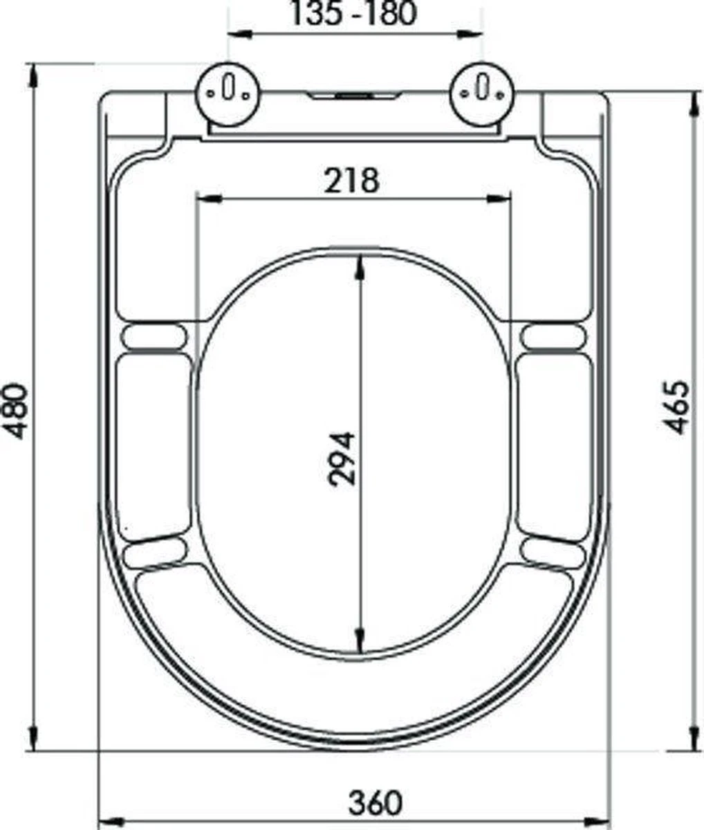 Allibert Wc-bril RAINBOW - D-vorm - Thermodure - Soft Close - Inox Scharnieren - Afklikbaar - Wit 4 Allibert Wc-bril RAINBOW - D-vorm - Thermodure - Soft Close - Inox Scharnieren - Afklikbaar - Wit - Afbeelding 2