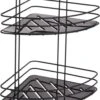 Merkloos Zwart Hoek Badkamerrekje/doucherekje 2-laags 23 Cm - Badkameraccessoires - Shampoo/zeep Rekje/houder -Thuis Badkamer 1018x1200 7