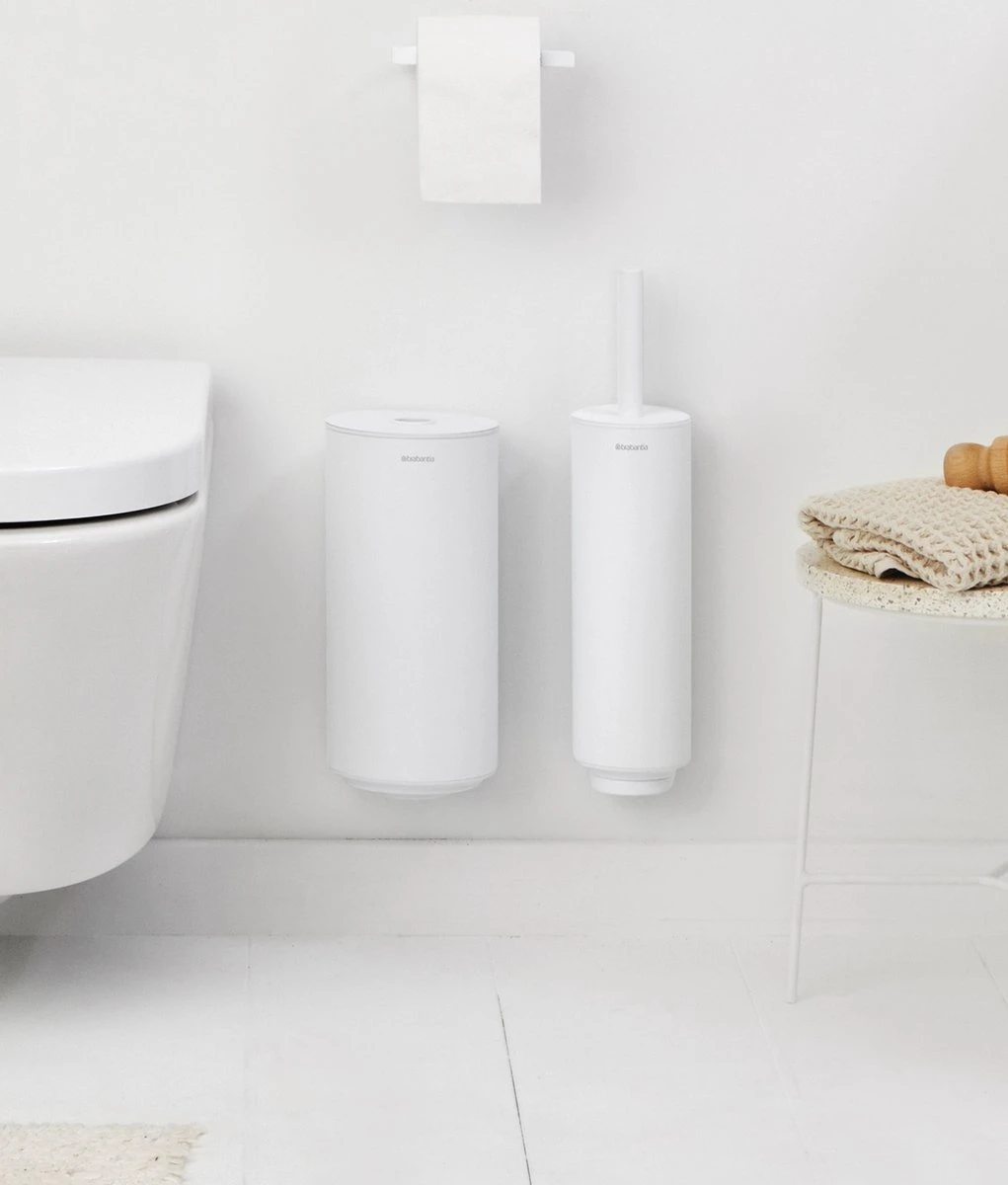 Brabantia MindSet Toiletaccessoires Set Van 3 - Mineral Fresh White 5 Brabantia MindSet Toiletaccessoires Set Van 3 - Mineral Fresh White - Afbeelding 3