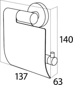 Tiger Boston - Toiletrolhouder Met Klep - RVS Geborsteld -Thuis Badkamer 1028x1200 2
