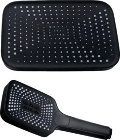 Regendoucheset - 30 Cm - Zwart - Thermostaatkraan, Handdouche & Sproeier -Thuis Badkamer 1028x1200