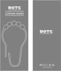 BOTC Gordijnringen - 12 Stuks Gordijn Haken - Gordijnhaken- RVS Gordijn Ringen Voor Gordijn Roede - Sliver 17 BOTC Gordijnringen - 12 Stuks Gordijn Haken - Gordijnhaken- RVS Gordijn Ringen Voor Gordijn Roede - Sliver -Thuis Badkamer 1035x1200