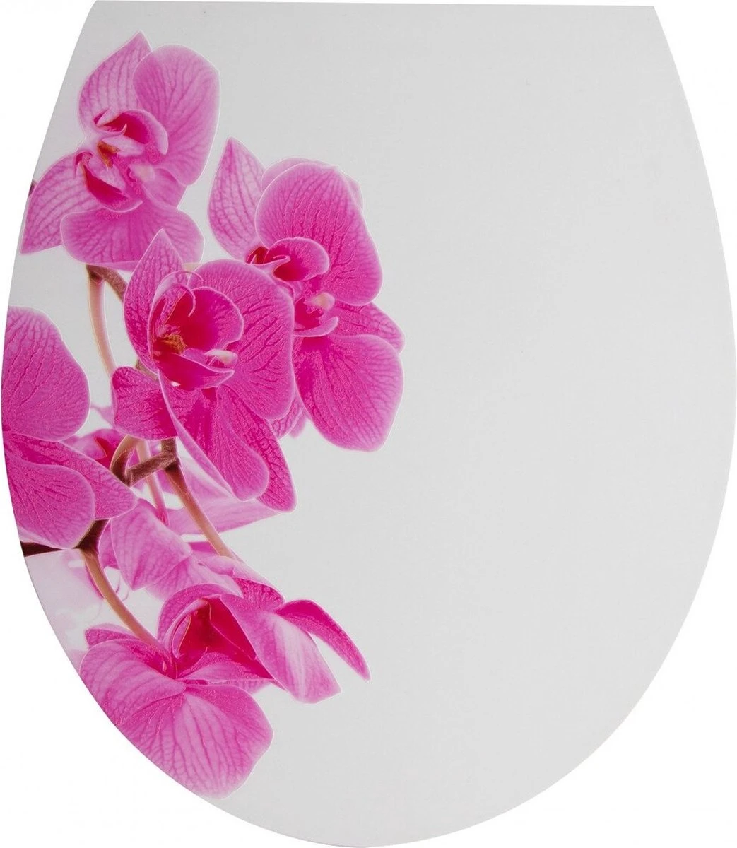 Sanitary WC-bril Met Print - Kunstof - Softcolse - RVS Schanieren - Afklikbaar 3 Sanitary WC-bril Met Print - Kunstof - Softcolse - RVS Schanieren - Afklikbaar
