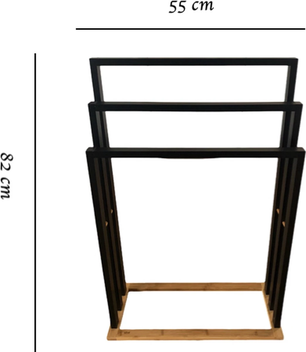 Handdoekrek Badkamer - Handdoekrek - Handdoekladder - Handdoekrek Zonder Boren - Handdoekrek Vrijstaand - Handdoekenrek Badkamer - Handdoekenrek Vrijstaand - Handdoekenrek - Handdoekenladder - Zwart - Hout - Zonder Boren 4 Handdoekrek Badkamer - Handdoekrek - Handdoekladder - Handdoekrek Zonder Boren - Handdoekrek Vrijstaand - Handdoekenrek Badkamer - Handdoekenrek Vrijstaand - Handdoekenrek - Handdoekenladder - Zwart - Hout - Zonder Boren - Afbeelding 2