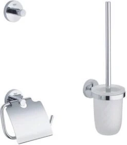 GROHE Essentials Accessoireset - Toiletrolhouder - Toiletborstelset - Haak 13 GROHE Essentials Accessoireset - Toiletrolhouder - Toiletborstelset - Haak -Thuis Badkamer 1050x1200 4