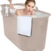 LIFEBATH - Zitbad Mira - Bath Bucket XL - 400L - Ligbad 122 Cm - Costa Rica Sand -Thuis Badkamer 1066x1200