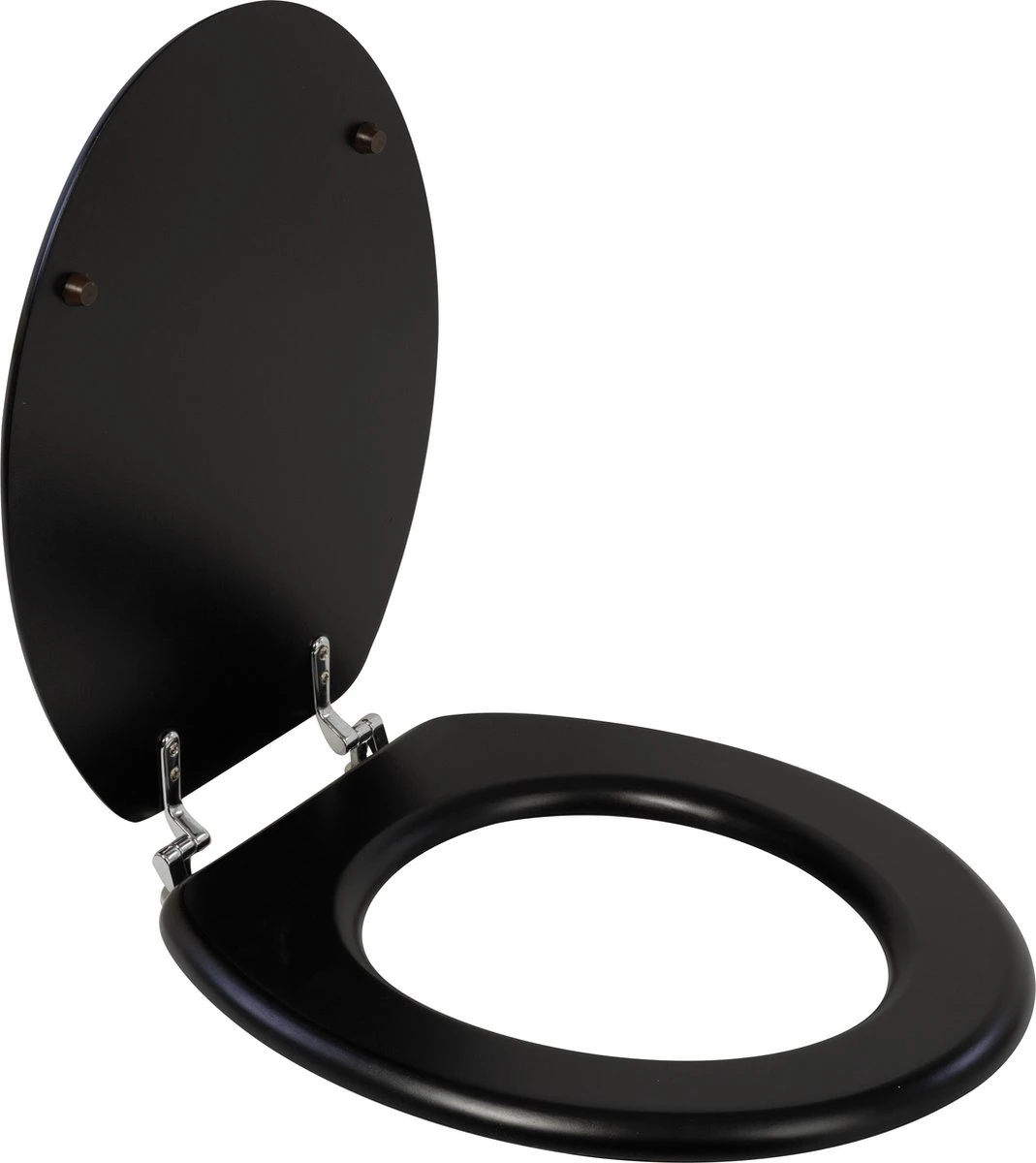 Plieger Classic Toiletbril – Wc Bril Zwart Gelakt MDF – Wc Brillen Met Deksel – Met Bevestigingsset 11 Plieger Classic Toiletbril – Wc Bril Zwart Gelakt MDF – Wc Brillen Met Deksel – Met Bevestigingsset - Afbeelding 9