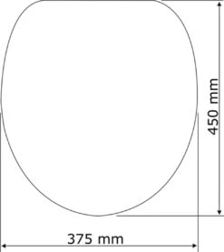WENKO WC Bril IOS - Wit Thermoplast - Easy-Close Sluiting - Fix-Clip Bevestiging In RVS - Toiletbril - Toiletzitting -Thuis Badkamer 1070x1200