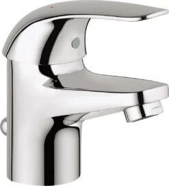 GROHE Euroeco Wastafelkraan - Met Trekwaste - Chroom - 23262000 -Thuis Badkamer 1091x1200 1