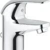 GROHE Euroeco Wastafelkraan - Met Trekwaste - Chroom - 23262000 -Thuis Badkamer 1091x1200
