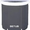 BETUB Zitbad Opvouwbare Badkuip Folding Bath Bathtub – Zit Zwembad – Ijsbad – Warm Bad – Ontspanning – Voor Onder De Douche – Tuin - Balkon Incl. Zitkussen -Thuis Badkamer 1094x1200 1