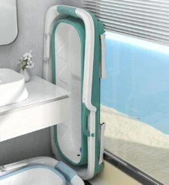 Foresta Volwassenen Zitbad XXL 150CM - Plastic Badkuip - Lime -Thuis Badkamer 1102x1200