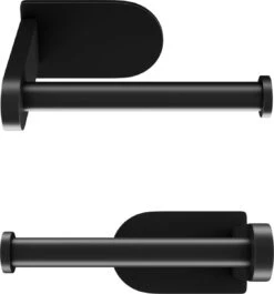 Nevana Toiletrolhouder - WC Rolhouder - Toiletpapier - Papier Rol Houder - Zelfklevend - Zonder Boren - Zwart - RVS -Thuis Badkamer 1120x1200 1