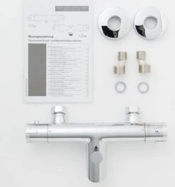 SCHÜTTE London Thermostatische Badkraan - Hartafstand 150 Mm - Chroom -Thuis Badkamer 1128x1200 1