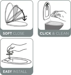 Tiger Ventura - Toiletbril - WC Bril - Duroplast - Zwart -Thuis Badkamer 1133x1200 3