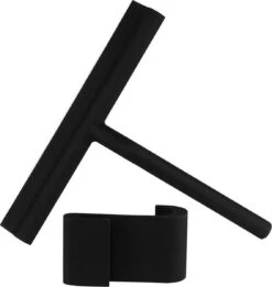 Merkloos Douchewisser Zwart Met Ophangsysteem Luxe –Trekker Douche - Siliconen -Thuis Badkamer 1136x1200