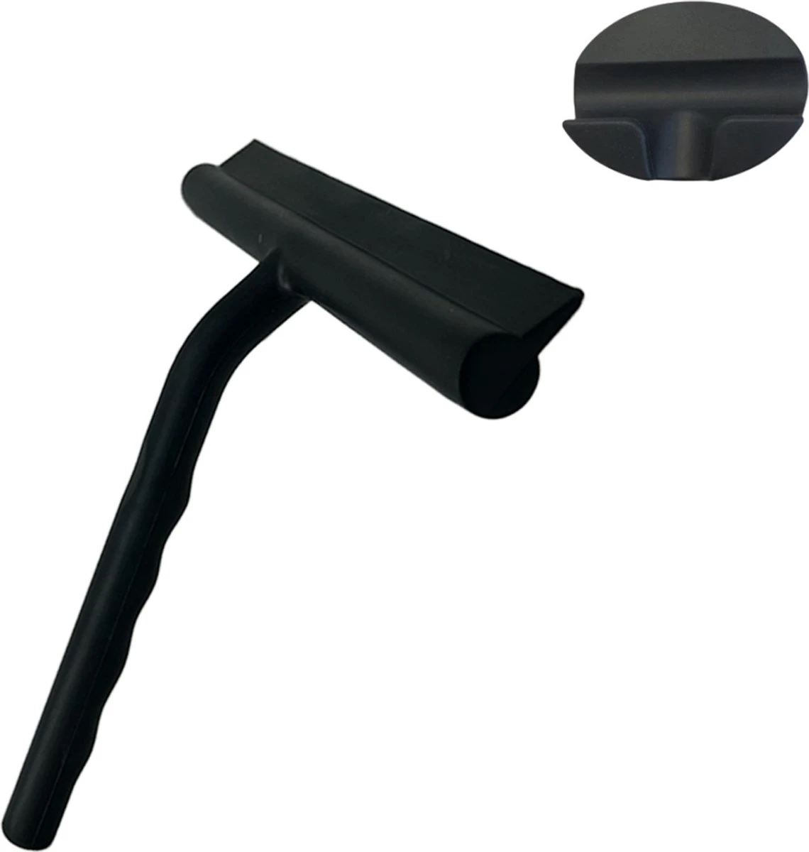 Minismus Douchewisser Met Magneethouder Ophangsysteem Zonder Boren - 21 Cm Breed - Zwart 3 Minismus Douchewisser Met Magneethouder Ophangsysteem Zonder Boren - 21 Cm Breed - Zwart