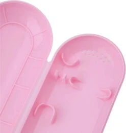 Elektrische Tandenborstel Opbergdoos Universeel - Reis Etui - Bescherm Koker - Roze - 1 Stuks -Thuis Badkamer 1141x1200