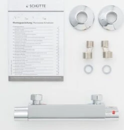 SCHÜTTE Vico Thermostatische Douchekraan - Chroom - 150 Mm Hartafstand -Thuis Badkamer 1151x1200 1