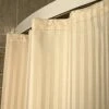 Douchegordijn Satijn Streep Ecru - Anti Schimmel – Waterdicht - Polyester - - Verzwaarde Zoom - Roestvrije Ogen - Douchegordijnen 180x200 Cm 2 Douchegordijn Satijn Streep Ecru - Anti Schimmel – Waterdicht - Polyester - - Verzwaarde Zoom - Roestvrije Ogen - Douchegordijnen 180x200 Cm -Thuis Badkamer 1153x1200