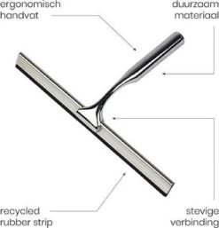 Aquafy Raamwisser RVS - Incl. Douchespons - Douchetrekker Voor Badkamer - Raamwisser Douche - Douchewisser RVS - Luxe Trekker Met Ophanghaak 21 Aquafy Raamwisser RVS - Incl. Douchespons - Douchetrekker Voor Badkamer - Raamwisser Douche - Douchewisser RVS - Luxe Trekker Met Ophanghaak -Thuis Badkamer 1154x1200