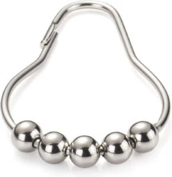 BOTC Gordijnringen - 12 Stuks Gordijn Haken - Gordijnhaken- RVS Gordijn Ringen Voor Gordijn Roede - Sliver 15 BOTC Gordijnringen - 12 Stuks Gordijn Haken - Gordijnhaken- RVS Gordijn Ringen Voor Gordijn Roede - Sliver -Thuis Badkamer 1165x1200