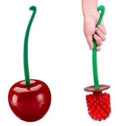 Merkloos WC-borstel Toiletborstel Cherry Kers Met Rode Borstel -Thuis Badkamer 1168x1200 4