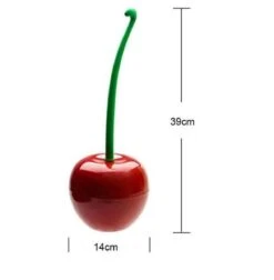 Merkloos WC-borstel Toiletborstel Cherry Kers Met Rode Borstel -Thuis Badkamer 1176x1200 3