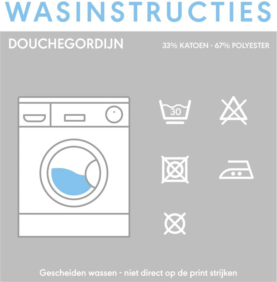 Sealskin Coloris Douchegordijn 180x200 Cm - Polyester / Katoen - Wit 6 Sealskin Coloris Douchegordijn 180x200 Cm - Polyester / Katoen - Wit - Afbeelding 4