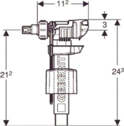Geberit Vlotterkraan Universeel 7 Geberit Vlotterkraan Universeel -Thuis Badkamer 1180x1200