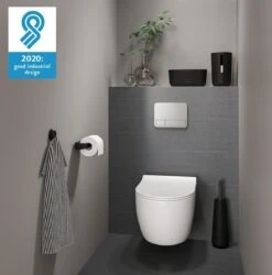 Tiger Tess - Toiletborstelhouder Vrijstaand Met Swoop® Borstel Flexibel - Zwart / Antraciet -Thuis Badkamer 1185x1200 3