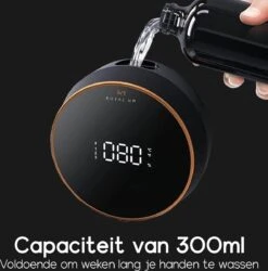 Royal WM - Automatische Zeepdispenser - 300ml - Zwart - Wandmontage - Sensor 19 Royal WM - Automatische Zeepdispenser - 300ml - Zwart - Wandmontage - Sensor -Thuis Badkamer 1187x1200 1