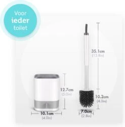 WC Borstel - Toiletborstel - WC Borstel Met Houder - Siliconen Toiletborstel - Vrijstaand Of Hangend - Slimme Lekbak - Optimale Hygiëne -Thuis Badkamer 1187x1200 13