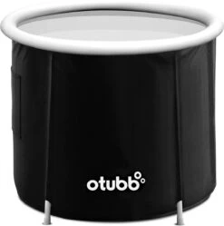 Zitbad | Opblaasbaar Zitbad Voor Volwassenen Van OTUBB | Ofuro | Opvouwbare Badkuip | Inklapbaar | Rond | IJsbad | Zwart | Bath Bucket -Thuis Badkamer 1188x1200 5