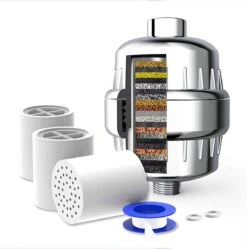 Mineraal Douchefilter Deluxe - Waterfilter Voor Douchekop - Ionisch - Douchefilter - Waterbesparend - Anti Kalk - Water Filter - Waterzuiveraar -Thuis Badkamer 1191x1200 1