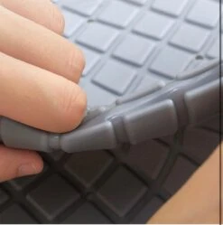 De Millennials Duurzame Antislip Douchemat Of Badmat Grijs Met Zuignappen – 70x40 Cm - Mat Voor In Bad – Anti Slip Douche Cabine Mat – Mat Voor In De Badkamer - Antislipmat -ontwerp Kan Worden Geadsorbeerd Op Gladde Grond En Douchemat -Thuis Badkamer 1191x1200 4