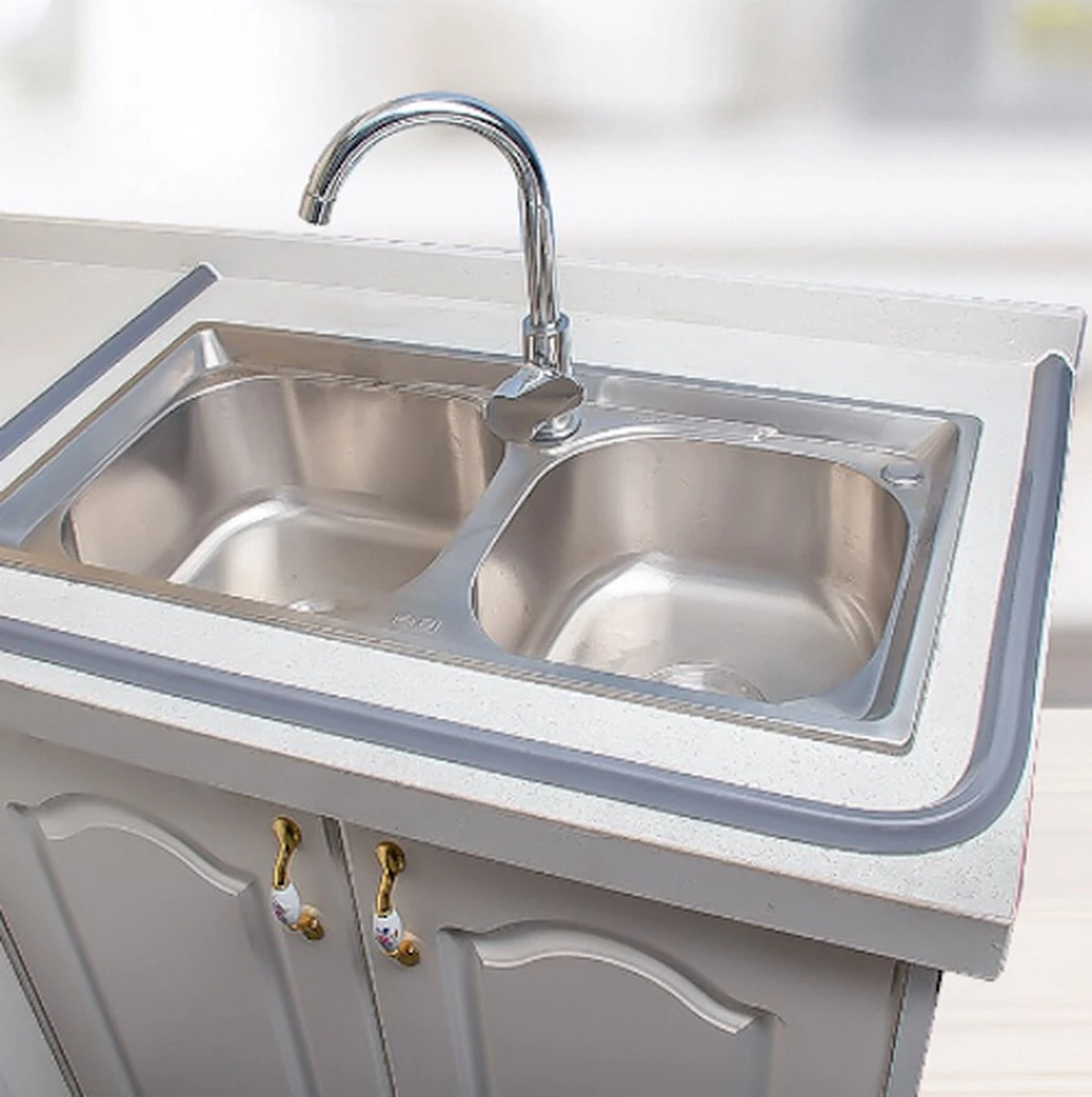 Lariwo Sanitair® Siliconen Waterdorpel 100cm 100 Cm Zwart Douche Douchebak Douchegordijn Wc Toilet Wasbak Waterstopper Waterdorpel Waterdrempel 5 Lariwo Sanitair® Siliconen Waterdorpel 100cm 100 Cm Zwart Douche Douchebak Douchegordijn Wc Toilet Wasbak Waterstopper Waterdorpel Waterdrempel - Afbeelding 3