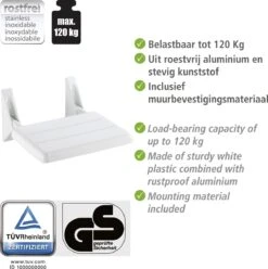 WENKO Douchezitje Secura Opklapbaar - Douchestoel 19 WENKO Douchezitje Secura Opklapbaar - Douchestoel -Thuis Badkamer 1195x1200 6