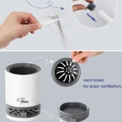 Fleau Luxe WC Borstel Met Houder - Siliconen Toiletborstel - Hygiënisch & Antibacterieel - Vrijstaand Of Hangend - Wit -Thuis Badkamer 1198x1200 21