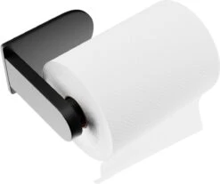 Nevana Toiletrolhouder - WC Rolhouder - Toiletpapier - Papier Rol Houder - Zelfklevend - Zonder Boren - Zwart - RVS -Thuis Badkamer 1200x1004 7