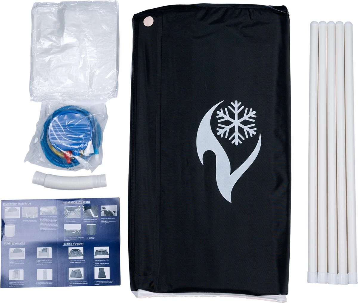 Opvouwbaar Zitbad Voor Volwassenen - Bath Bucket - Ijsbad - Inklapbaar Bad - Zwart - Opblaasbad - Inclusief Voetpomp - Inclusief Ingebouwd Zitkussen 11 Opvouwbaar Zitbad Voor Volwassenen - Bath Bucket - Ijsbad - Inklapbaar Bad - Zwart - Opblaasbad - Inclusief Voetpomp - Inclusief Ingebouwd Zitkussen - Afbeelding 9