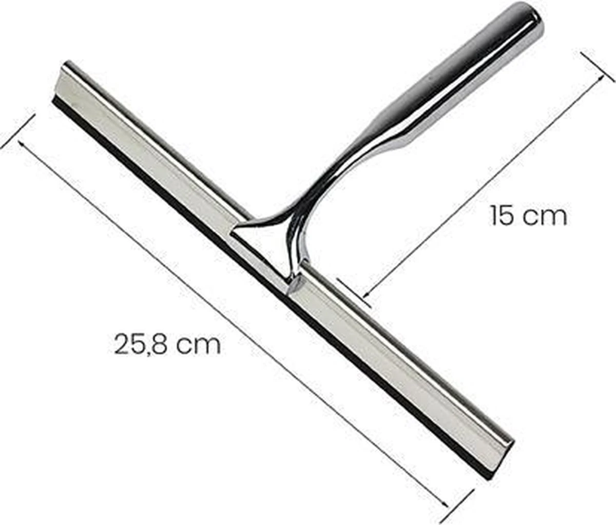 Aquafy Raamwisser RVS - Incl. Douchespons - Douchetrekker Voor Badkamer - Raamwisser Douche - Douchewisser RVS - Luxe Trekker Met Ophanghaak 4 Aquafy Raamwisser RVS - Incl. Douchespons - Douchetrekker Voor Badkamer - Raamwisser Douche - Douchewisser RVS - Luxe Trekker Met Ophanghaak - Afbeelding 2