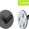 Handdoekhaakjes Zelfklevend - Zwart - Haakjes Handdoek 2st - Badkamer & Keuken 1 Handdoekhaakjes Zelfklevend - Zwart - Haakjes Handdoek 2st - Badkamer & Keuken -Thuis Badkamer 1200x1027