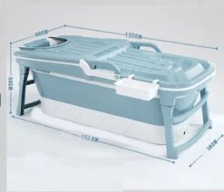 Foresta Opvouwbaar Bad Voor Volwassenen - 150cm - Bath Bucket - Blauw 18 Foresta Opvouwbaar Bad Voor Volwassenen - 150cm - Bath Bucket - Blauw -Thuis Badkamer 1200x1032 7