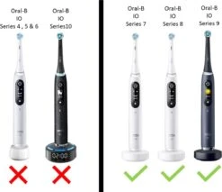 Oral-B IO Series 7 8 9 Elektrische Tandenborstelhouder- Opzetborstelhouder - Kabelloos Opladen - Badkamer Accessoires - Zonder Boren - Wit -Thuis Badkamer 1200x1033