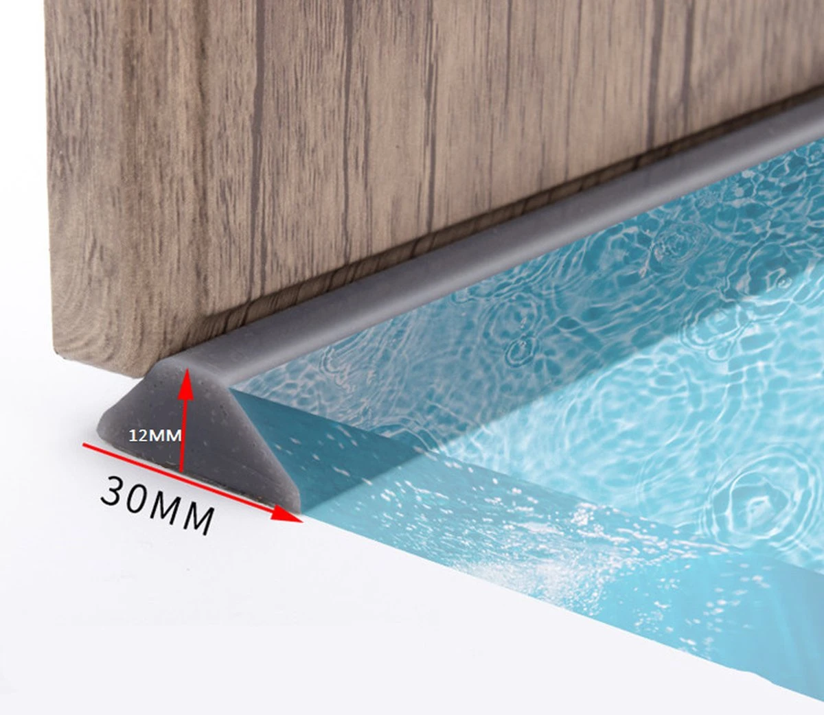 Lariwo Sanitair® Siliconen Waterdorpel 100cm 100 Cm Zwart Douche Douchebak Douchegordijn Wc Toilet Wasbak Waterstopper Waterdorpel Waterdrempel 9 Lariwo Sanitair® Siliconen Waterdorpel 100cm 100 Cm Zwart Douche Douchebak Douchegordijn Wc Toilet Wasbak Waterstopper Waterdorpel Waterdrempel - Afbeelding 7