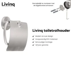 Toiletaccessoireset RVS 4-delig - Luxe Toilet Set - Toiletborstel Met Houder - Toiletrolhouder Met Klep - Reserverolhouder - Handdoekhaak - Zilver - Toiletset 11 Toiletaccessoireset RVS 4-delig - Luxe Toilet Set - Toiletborstel Met Houder - Toiletrolhouder Met Klep - Reserverolhouder - Handdoekhaak - Zilver - Toiletset -Thuis Badkamer 1200x1044 3