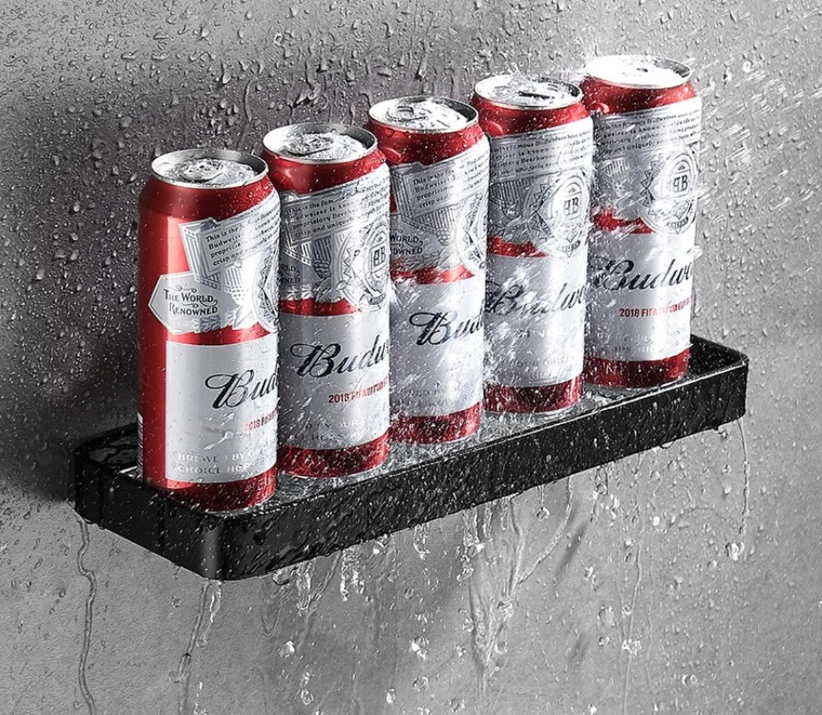 Planchet 45cm | Zwart | Badkamerplank | RVS | Metaal | Wastafel Glas | Zwevend | Wandplank Badkamer | Wastafel | Toilet | Wc | Hangende Plank | Hangend | Sanitair 5 Planchet 45cm | Zwart | Badkamerplank | RVS | Metaal | Wastafel Glas | Zwevend | Wandplank Badkamer | Wastafel | Toilet | Wc | Hangende Plank | Hangend | Sanitair - Afbeelding 3